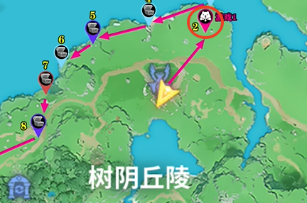 《龙之剑觉醒》迷你游戏全点位(树阴丘陵区域)
