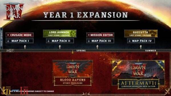 《战锤40K:战争黎明4》官宣跳票!发售日延期至12月4日