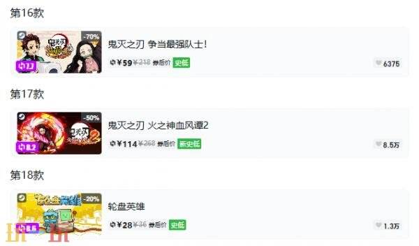 Steam今日史低游戏分享!8月14日史低佳作推荐
