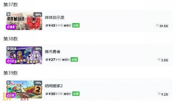 Steam今日史低游戏分享！8月17日史低佳作推荐