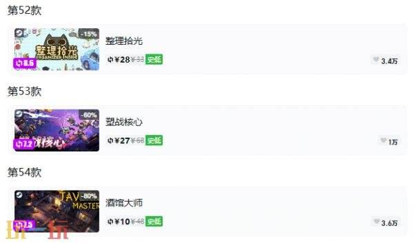 Steam今日史低游戏分享！8月17日史低佳作推荐