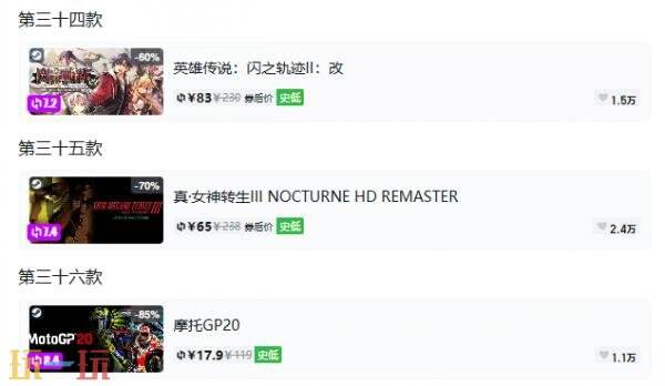 Steam今日史低游戏分享!8月18日史低佳作推荐