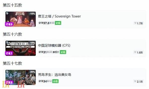 Steam今日史低游戏分享!8月20日史低佳作推荐