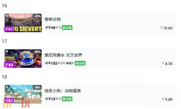 Steam今日史低游戏分享!8月21日史低佳作推荐