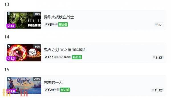 Steam今日史低游戏分享!8月21日史低佳作推荐