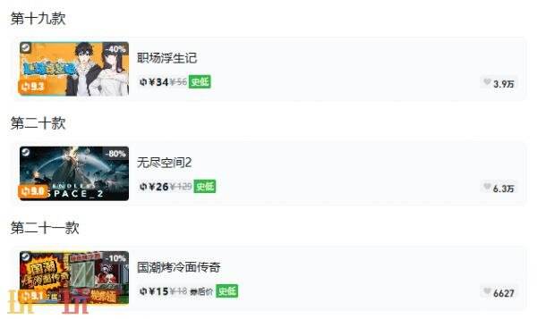 Steam今日史低游戏分享！8月24日史低佳作推荐