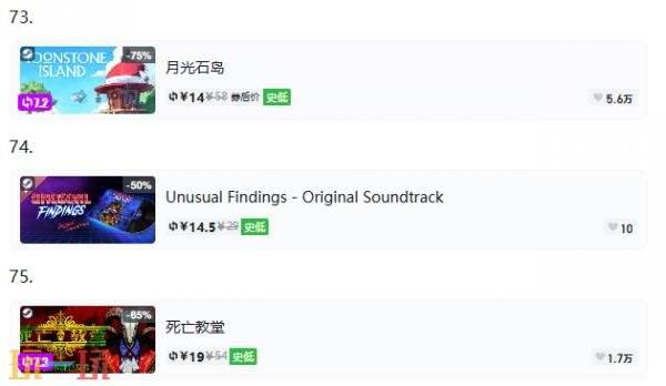Steam今日史低游戏分享！8月25日史低佳作推荐