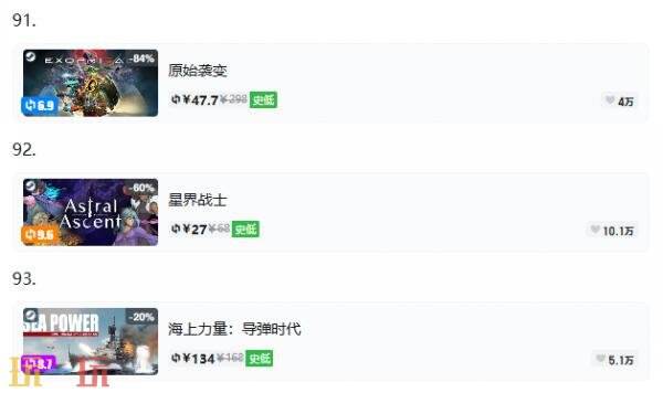 Steam今日史低游戏分享！8月25日史低佳作推荐