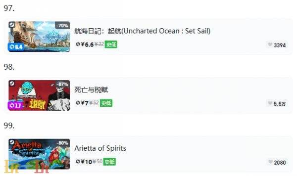 Steam今日史低游戏分享！8月25日史低佳作推荐