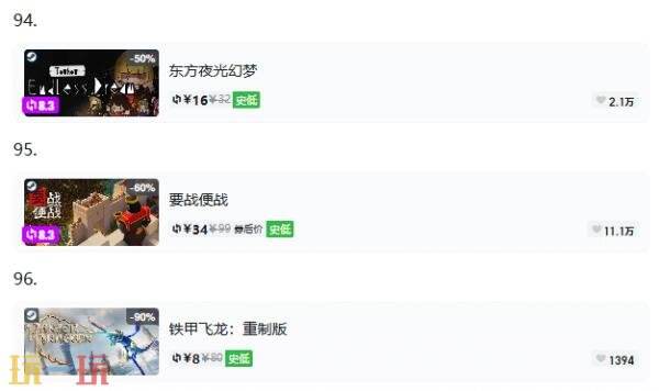 Steam今日史低游戏分享！8月25日史低佳作推荐