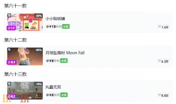 Steam今日史低游戏分享!8月28日史低佳作推荐