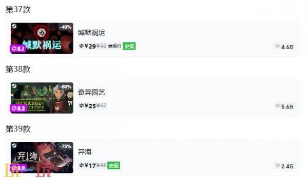 Steam今日史低游戏分享！8月31日史低佳作推荐