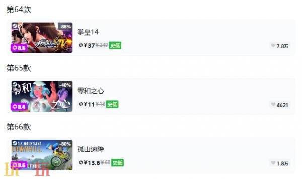Steam今日史低游戏分享！8月31日史低佳作推荐