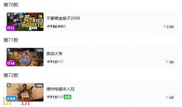 Steam今日史低游戏分享！8月31日史低佳作推荐