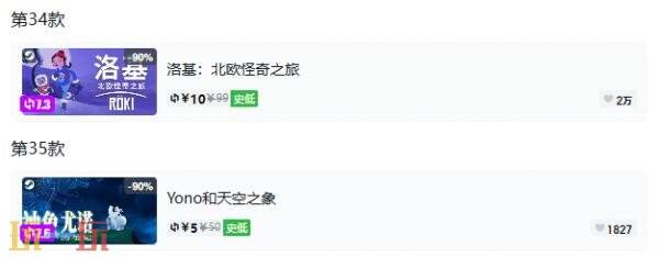 Steam今日史低游戏分享!9月1日史低佳作推荐