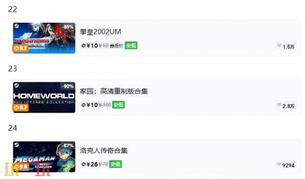 Steam今日史低游戏分享!9月1日史低佳作推荐