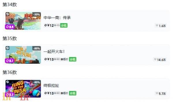 Steam今日史低游戏分享!9月2日史低佳作推荐