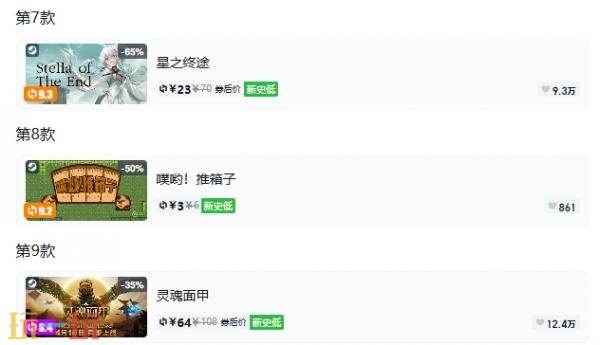Steam今日史低游戏分享!9月2日史低佳作推荐