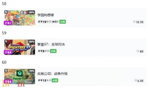 Steam今日史低游戏分享!9月3日史低佳作推荐