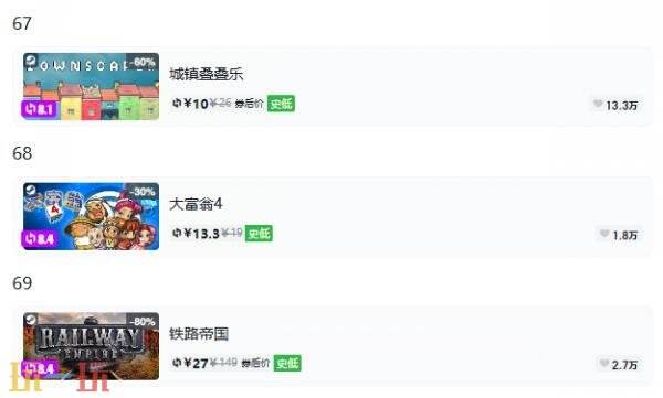Steam今日史低游戏分享!9月3日史低佳作推荐