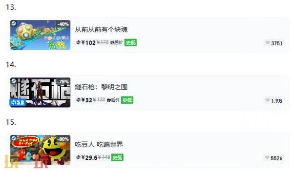 Steam今日史低游戏分享！9月4日史低佳作推荐