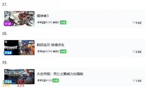 Steam今日史低游戏分享！9月4日史低佳作推荐