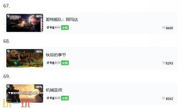Steam今日史低游戏分享！9月4日史低佳作推荐