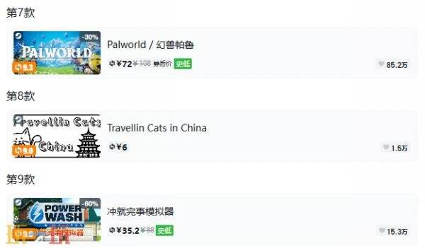 Steam今日史低游戏分享!9月7日史低佳作推荐