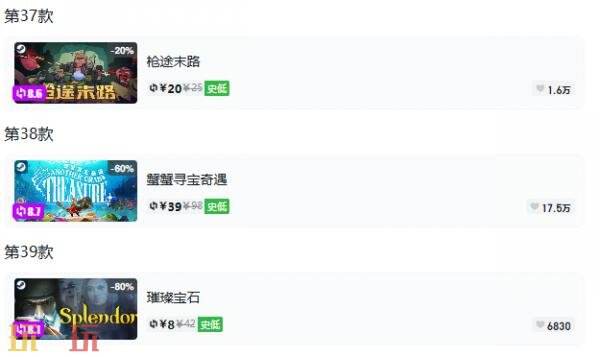 Steam今日史低游戏分享!9月7日史低佳作推荐