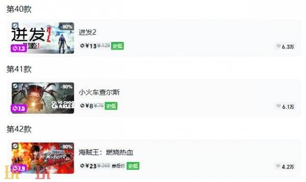 Steam今日史低游戏分享!9月7日史低佳作推荐