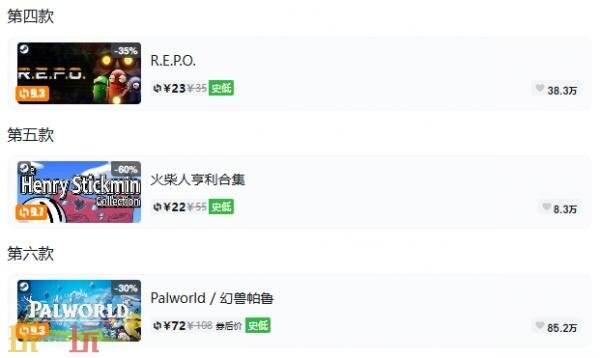Steam今日史低游戏分享!9月8日史低佳作推荐
