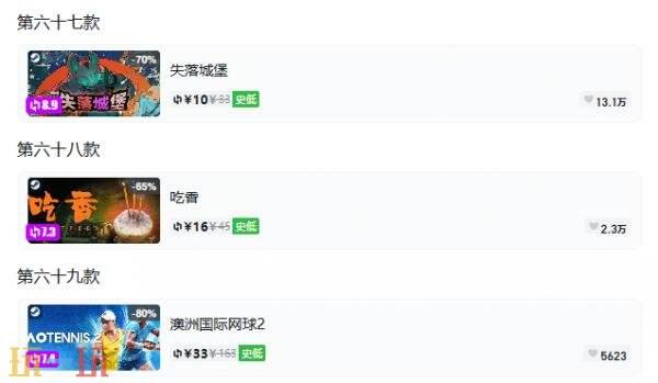 Steam今日史低游戏分享!9月8日史低佳作推荐