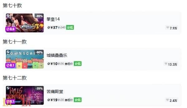 Steam今日史低游戏分享!9月8日史低佳作推荐