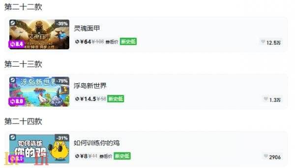 Steam今日史低游戏分享!9月8日史低佳作推荐