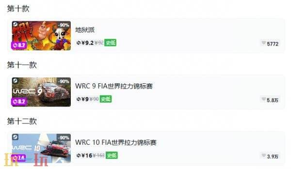 Steam今日史低游戏分享!9月8日史低佳作推荐