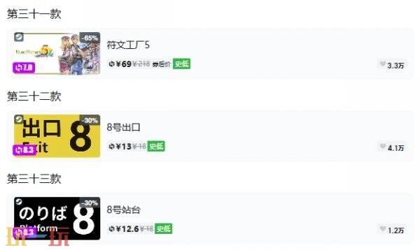 Steam今日史低游戏分享!9月9日史低佳作推荐