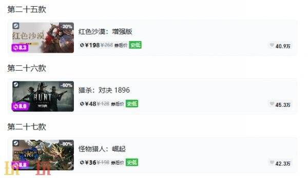 Steam今日史低游戏分享!9月9日史低佳作推荐