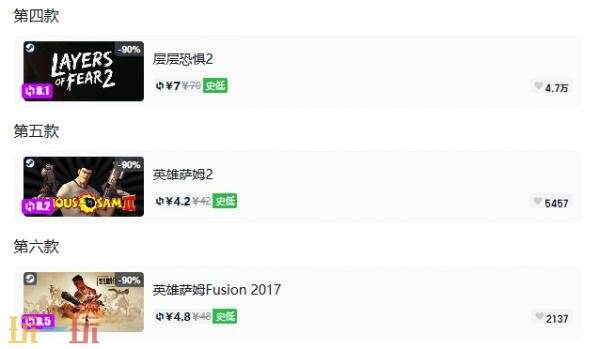 Steam今日史低游戏分享!9月9日史低佳作推荐