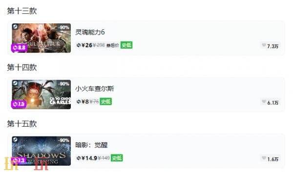 Steam今日史低游戏分享!9月9日史低佳作推荐