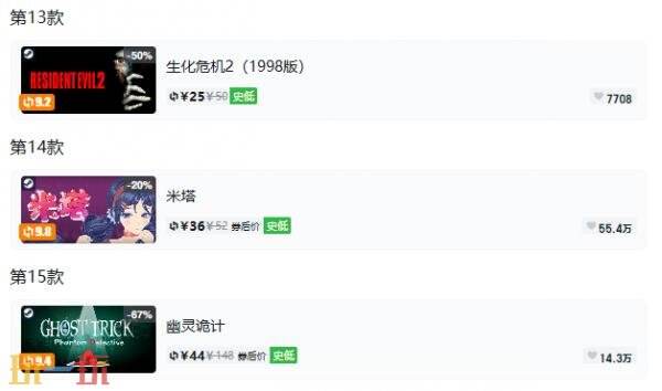Steam今日史低游戏分享！9月11日史低佳作推荐