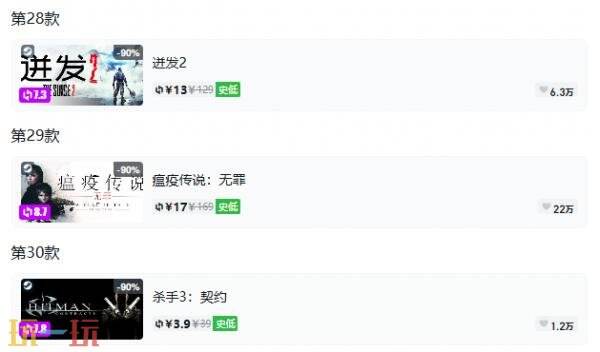 Steam今日史低游戏分享！9月11日史低佳作推荐