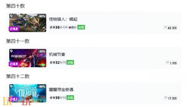 Steam今日史低游戏分享!9月14日史低佳作推荐