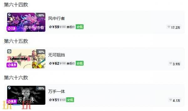 Steam今日史低游戏分享!9月14日史低佳作推荐