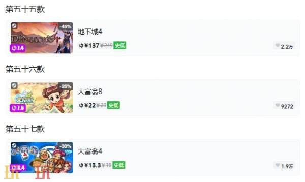 Steam今日史低游戏分享!9月14日史低佳作推荐