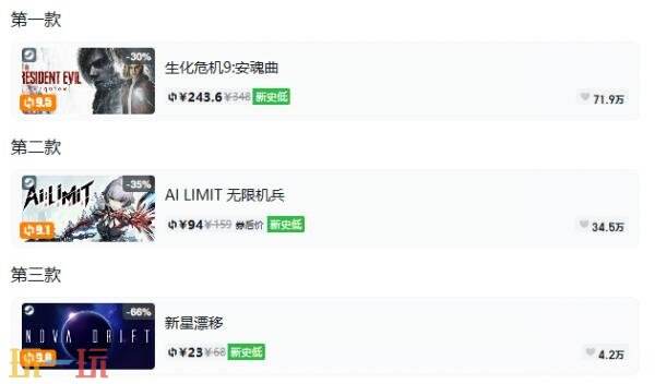 Steam今日史低游戏分享!9月14日史低佳作推荐