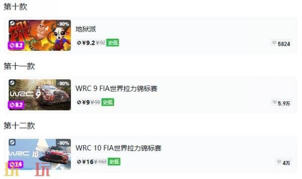 Steam今日史低游戏分享!9月14日史低佳作推荐