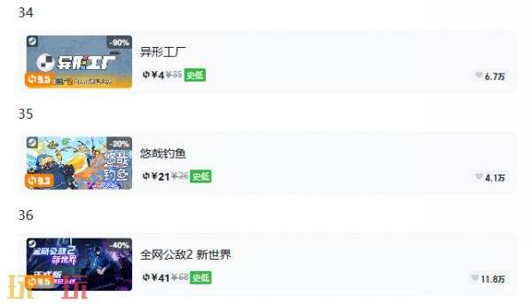 Steam今日史低游戏分享!9月16日史低佳作推荐