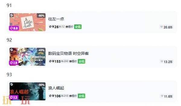 Steam今日史低游戏分享!9月16日史低佳作推荐