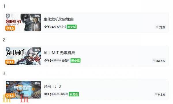 Steam今日史低游戏分享!9月16日史低佳作推荐
