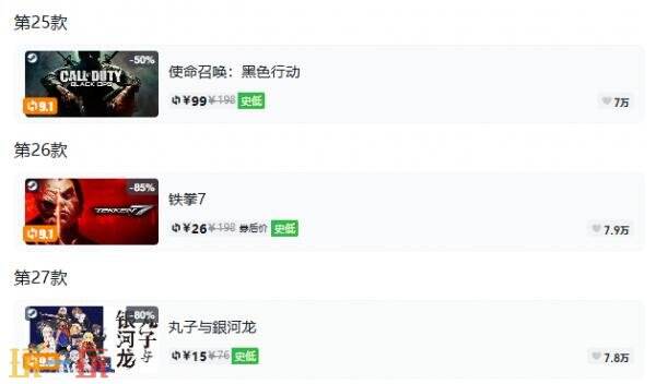 Steam今日史低游戏分享!9月17日史低佳作推荐